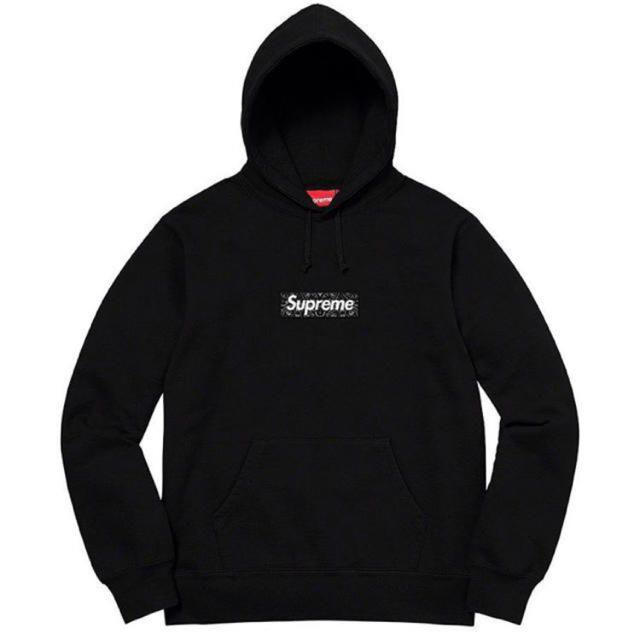 Supreme(シュプリーム)のBandana Box Logo Hooded Sweatshirt 19FW メンズのトップス(パーカー)の商品写真