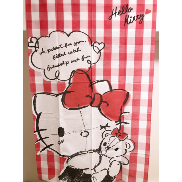 【新品未使用】ハローキティ のれん 85×150 Hello Kitty エンタメ/ホビーのおもちゃ/ぬいぐるみ(キャラクターグッズ)の商品写真