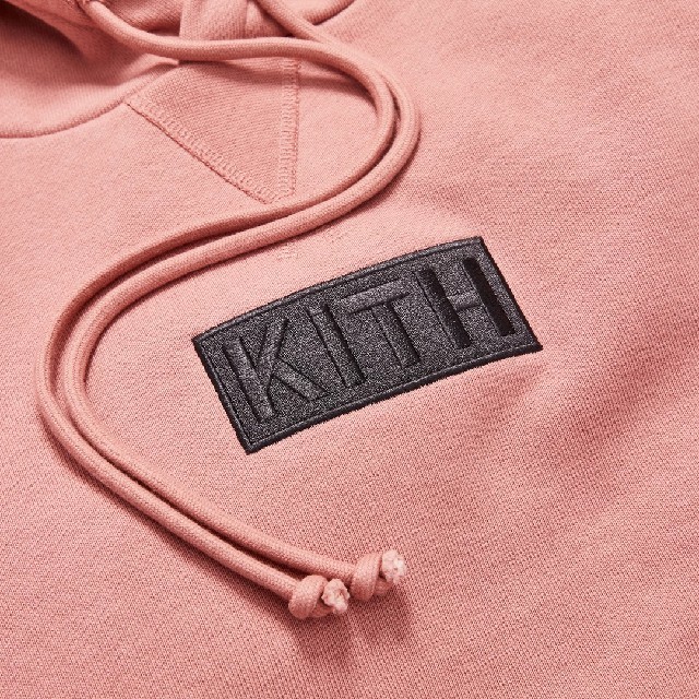 KITH WILLIAMS 3 HOODIE Ash Rose M