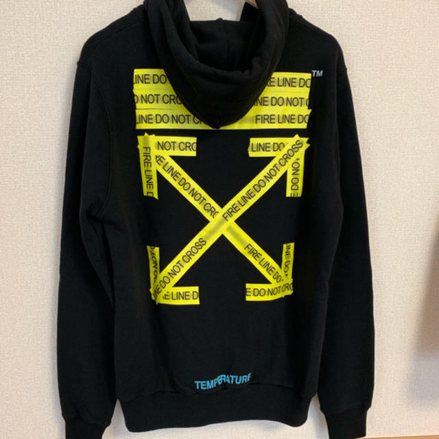 OFF-WHITE フーディー オフホワイト 半袖 Tシャツ パーカー モンクレ