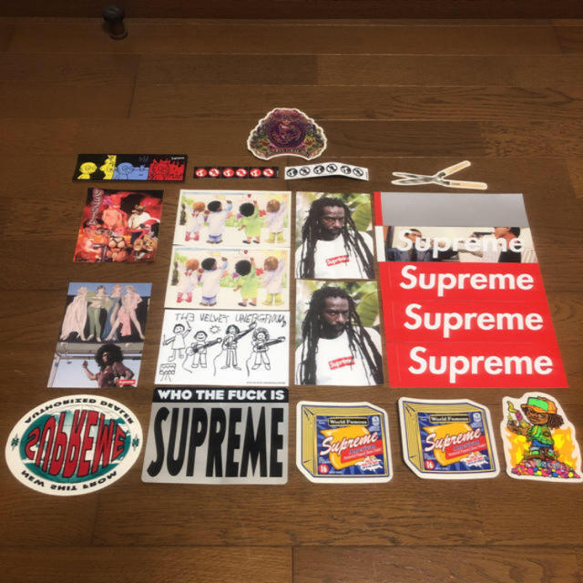 即決 正規品 Supreme シュプリーム ステッカー 22枚