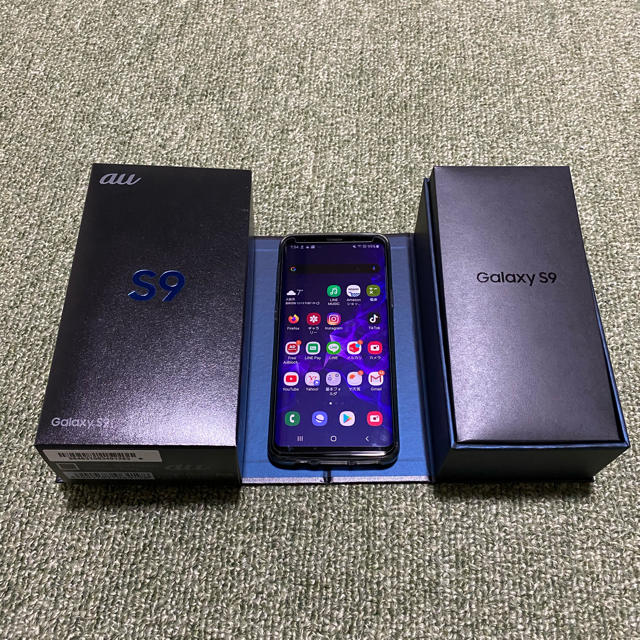 スマートフォン本体GALAXY S9 SCV38 BLACK 極美品