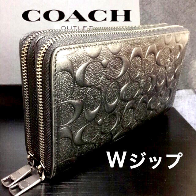 COACH - 数量限定 ️新品コーチダブルジップ正規品 ダブルファスナー長財布の通販 by ギフト承ります ️｜コーチならラクマ