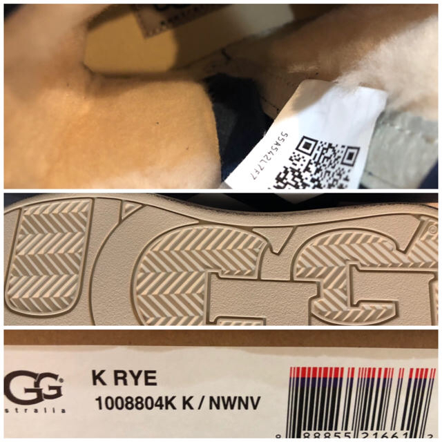 ★公式サイト購入★UGG アグ RYE★18.5cm★キッズムートンブーツ★