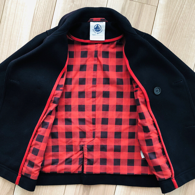 PETIT BATEAU(プチバトー)の☆プチバトー☆キッズコート キッズ/ベビー/マタニティのキッズ服男の子用(90cm~)(コート)の商品写真