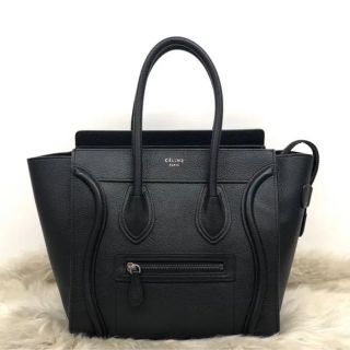 セリーヌ(celine)の★ccc様専用★セリーヌ  マイクロラゲージ　黒　正規品(トートバッグ)