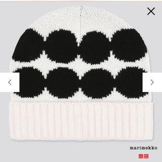 マリメッコ(marimekko)のユニクロ　マリメッコ　ニット帽　キッズ(帽子)