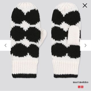 マリメッコ(marimekko)のユニクロ　マリメッコ　手袋　キッズ(手袋)