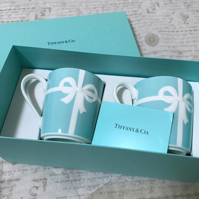 Tiffany ペアカップ