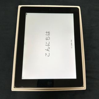 アイパッド(iPad)の美品　Apple iPad 第4世代 Wi-Fiモデル 32GB ブラック 本体(タブレット)