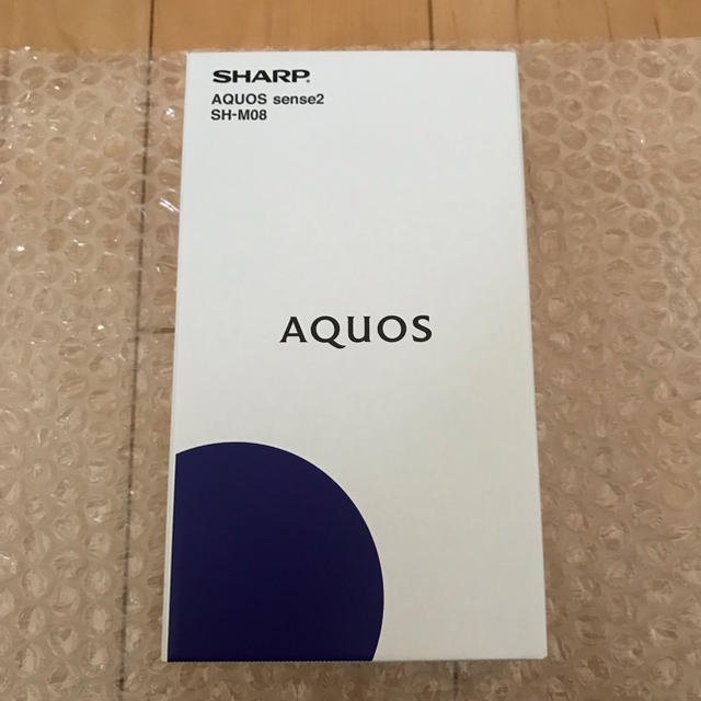 新品 SHARP AQUOS sense2 SH-M08 ニュアンスブラック