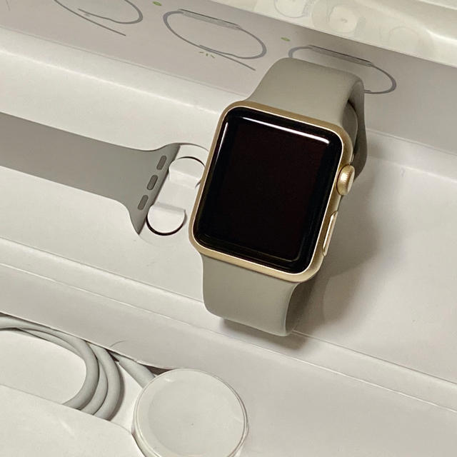 Apple WATCH SERIES 1 38MM ゴールドアルミニウムケース www