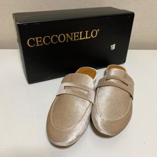 ルタロン(Le Talon)のルタロン CECCONELLO ベルベット ローファー スリッポン 新品(サンダル)