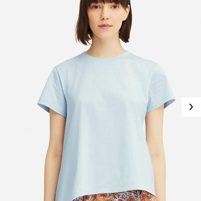 UNIQLO(ユニクロ)の[ブルー/XXL」★19SS ワッフルTシャツ ユニクロ×アンダーソン XXL レディースのトップス(Tシャツ(半袖/袖なし))の商品写真