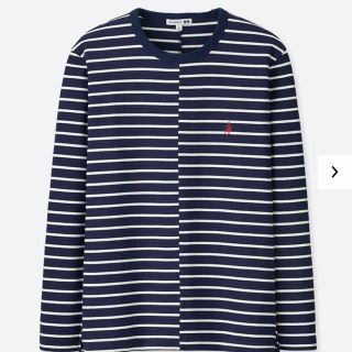 ユニクロ(UNIQLO)のJWアンダーソン ユニクロ アシンメトリーボーダーJW anderson XL(Tシャツ/カットソー(七分/長袖))