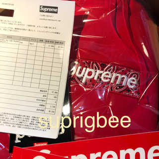シュプリーム(Supreme)のBandana Box Logo Hooded Sweatshirt S(パーカー)