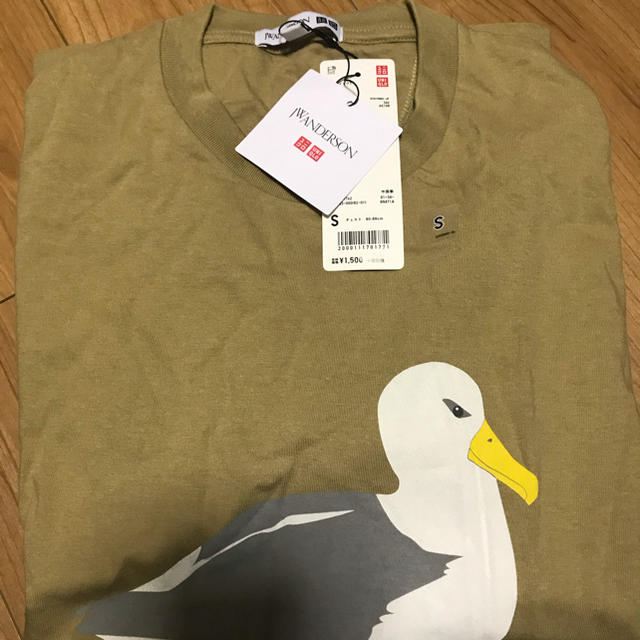 UNIQLO(ユニクロ)のUNIQLO JW ANDERSONＪWアンダーソン Tシャツ かもめ 肌色 S メンズのトップス(Tシャツ/カットソー(半袖/袖なし))の商品写真