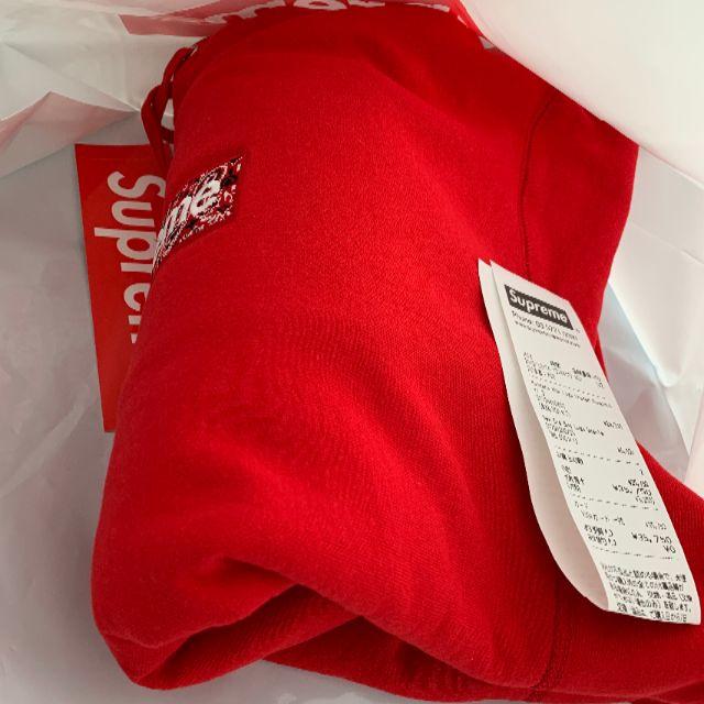 一流品 Supreme Bandana Box Logo Hooded 赤 red M パーカー s-a-a-d.com