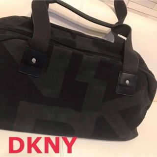 ダナキャランニューヨーク(DKNY)のトートバッグ ボストンバッグ 黒 旅行バッグ 大きなサイズ ブラック 男女兼用(ボストンバッグ)