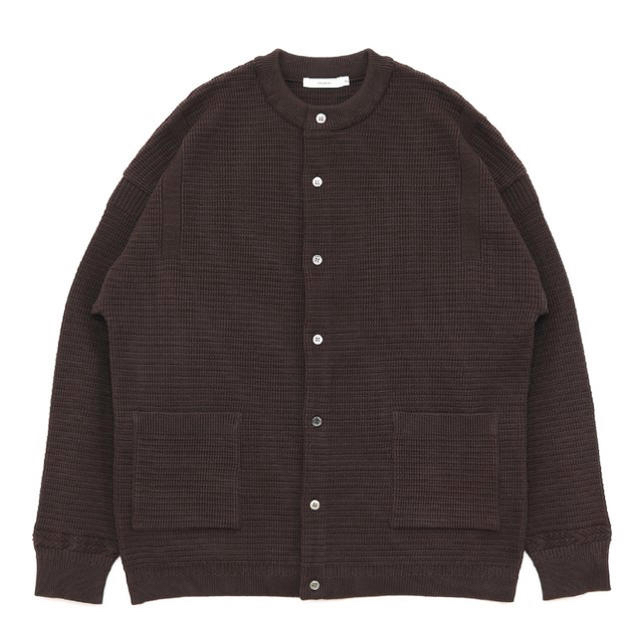 YASHIKI 19AW Komogake Cardigan BROWN メンズのトップス(カーディガン)の商品写真