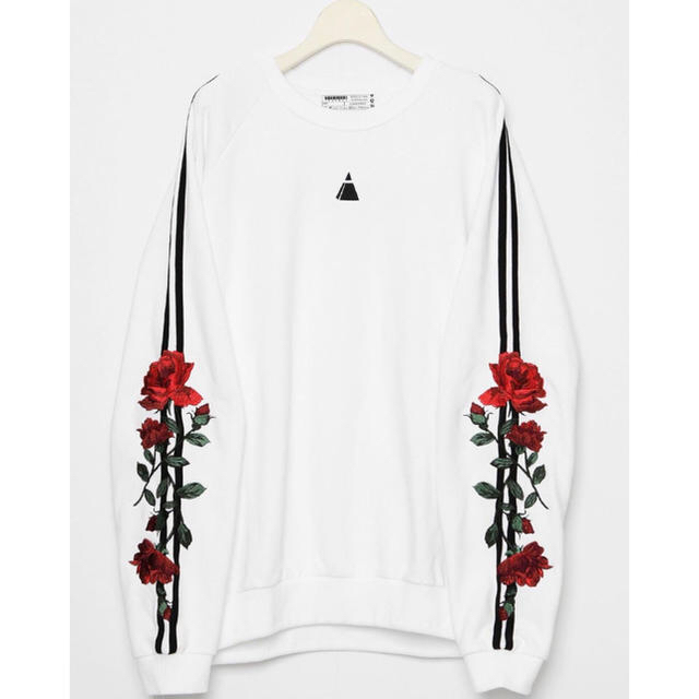 Y-3Two Line Rose Embroidery Sweat Shirts 新作