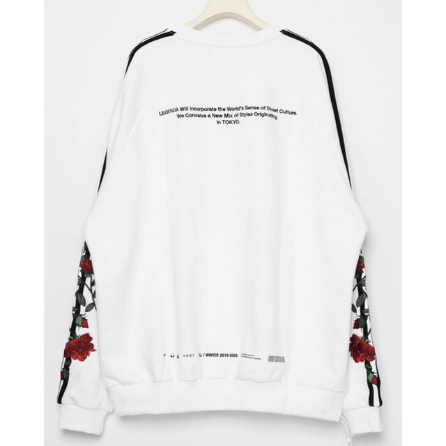 Y-3Two Line Rose Embroidery Sweat Shirts 新作