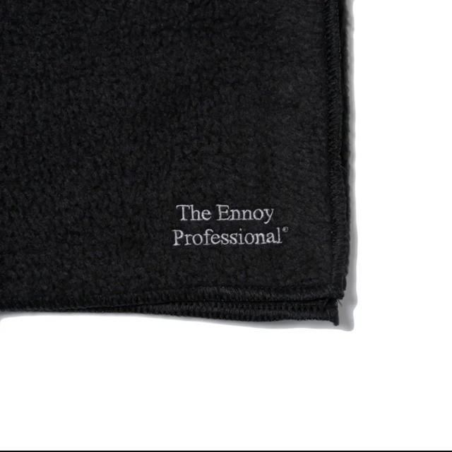The Ennoy Fleece Muffler Black マフラー 黒