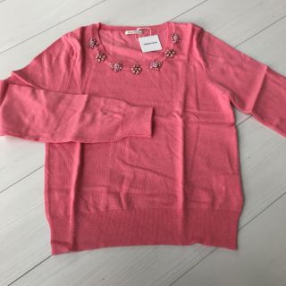 レストローズ(L'EST ROSE)の新品　レストローズ  花モチーフニット(ニット/セーター)