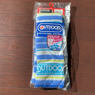 アウトドア(OUTDOOR)のOUTDOOR フェイスタオル　バンド付き　(タオル/バス用品)