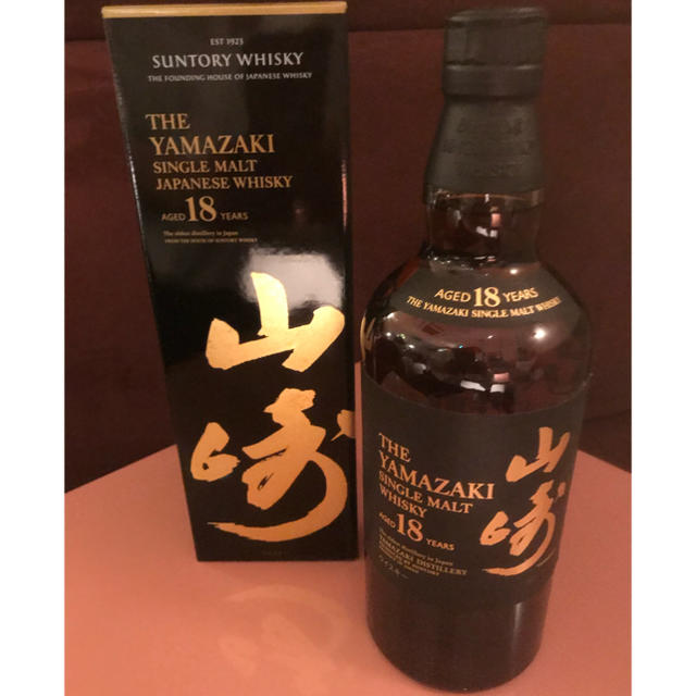 食品/飲料/酒サントリー 山崎18年 700ml 未開封 新品 箱 マイレージ付き