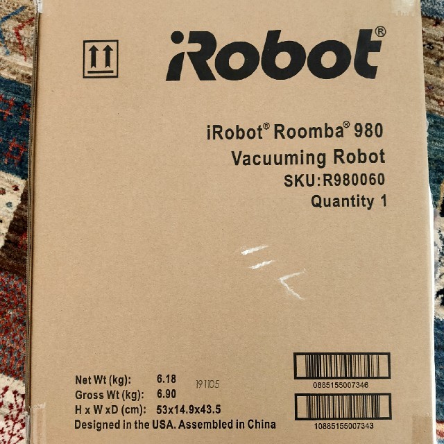 iRobot - ☆ルンバ 980 R980060 ☆新品未使用 未開封☆ロボット掃除機