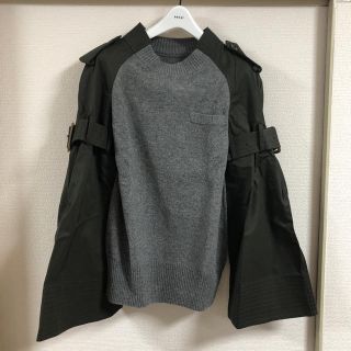 サカイ(sacai)の値下げ　サカイ　sacai ニット　新品(ニット/セーター)