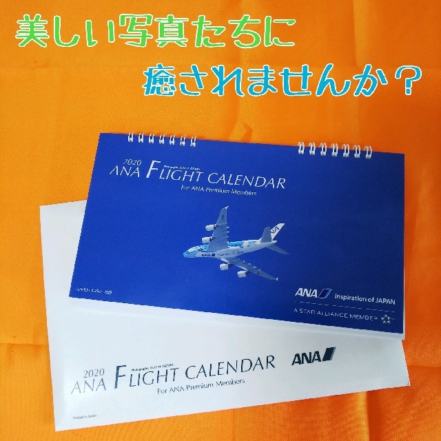 ANA(全日本空輸)(エーエヌエー(ゼンニッポンクウユ))のANA(全日空) 2020年卓上 カレンダー&手帳(ダイアリー) インテリア/住まい/日用品の文房具(カレンダー/スケジュール)の商品写真