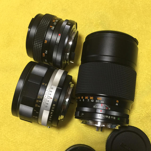 KONICA MINOLTA(コニカミノルタ)のコニカ カメラ レンズセット 57mm/f1.2 など スマホ/家電/カメラのカメラ(フィルムカメラ)の商品写真