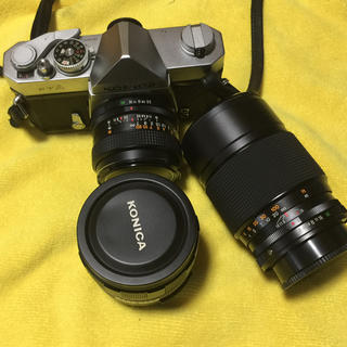 コニカミノルタ(KONICA MINOLTA)のコニカ カメラ レンズセット 57mm/f1.2 など(フィルムカメラ)