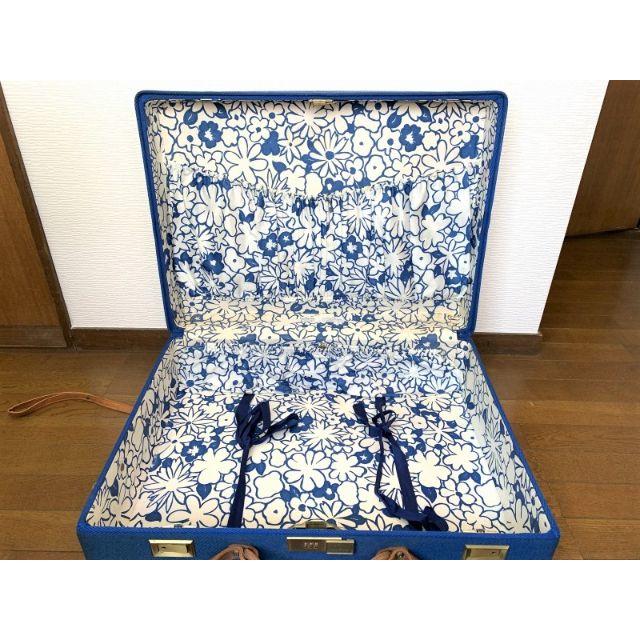 希少な花柄 ハートマン スーツケース Blue Tweed Belting レディースのバッグ(スーツケース/キャリーバッグ)の商品写真