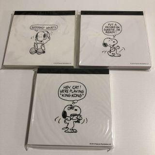 スヌーピー(SNOOPY)のスヌーピー メモ帳 タッパー(ノート/メモ帳/ふせん)