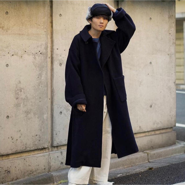 COMOLI(コモリ)のATHA maxi coat アタ マキシコート sumika 片岡健太 メンズのジャケット/アウター(チェスターコート)の商品写真