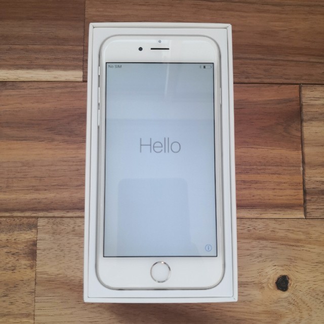 iphone6 64GB Silver Softbank SIMロック