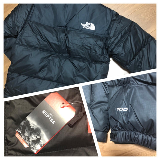 THE NORTH FACE(ザノースフェイス)のnana様専用！新品ノースフェイス ダウンジャケットヌプシブラックUS Mサイズ メンズのジャケット/アウター(ダウンジャケット)の商品写真