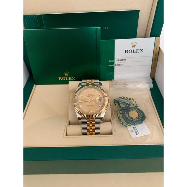 ROLEX - ROLEX DATEJUST 126333Gの通販 by k