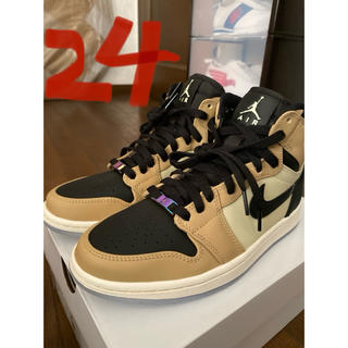 ナイキ(NIKE)のNIKE ナイキ　air jordan1 PRM マッシュルーム　ベージュ　24(スニーカー)