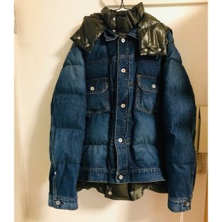 サカイ(sacai)のファレル着 sacai DENIM DOWN JACKET ダウンジャケット(ダウンジャケット)