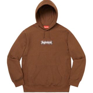 シュプリーム(Supreme)のSupreme Bandana Box Logo Hooded M ブラウン(パーカー)