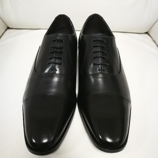 MARIO VALENTINO(マリオバレンチノ)の未使用 マリオバレンチノ ドレッシー シューズ 26cm ブラック メンズの靴/シューズ(ドレス/ビジネス)の商品写真