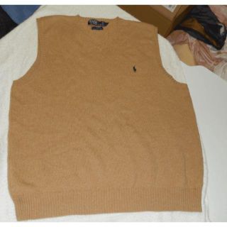 ラルフローレン(Ralph Lauren)の■「ラルフローレン 」　ベスト　　メンズ　 ベージュ(ベスト)