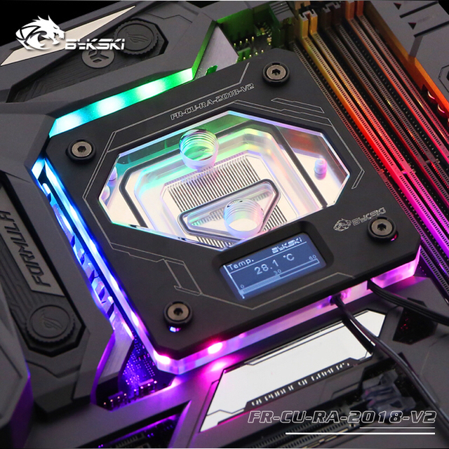 BYKSKI 水冷CPUブロック LGA115X 2011 2066 ジャンク扱