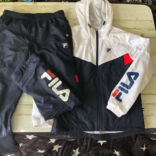 FILA(フィラ)のused FILA ウインドブレーカー 上下  スポーツ/アウトドアのランニング(ウェア)の商品写真