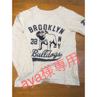 ギャップキッズ(GAP Kids)のGAP 長袖Tシャツ オフホワイト 140(Tシャツ/カットソー)