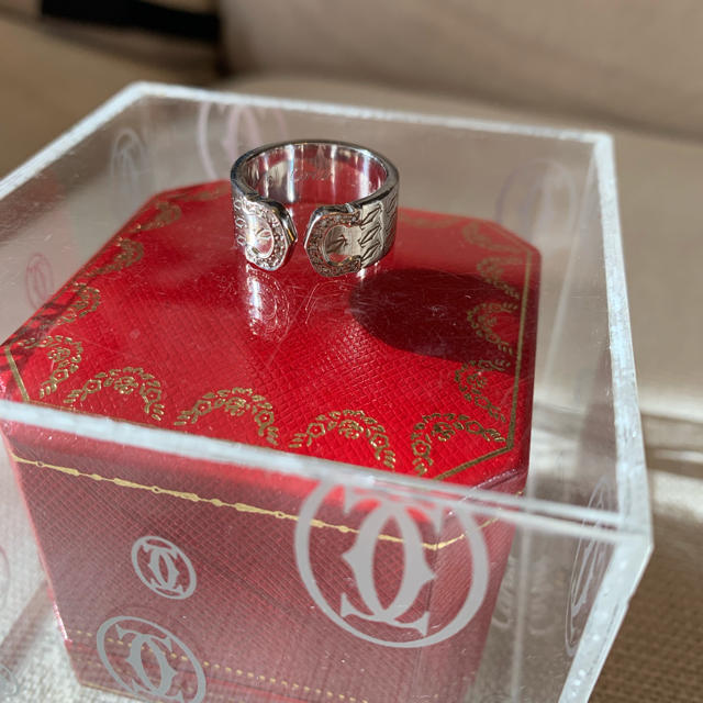 Cartier(カルティエ)の最終値下げ カルティエ 2C リング ミレニアム ダイヤ付き 48 レディースのアクセサリー(リング(指輪))の商品写真